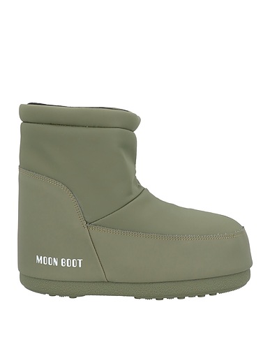 MOON BOOT Ankle boot Military green Textile fibres
