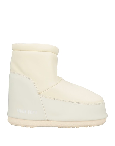 MOON BOOT Ankle boot Cream Textile fibers
