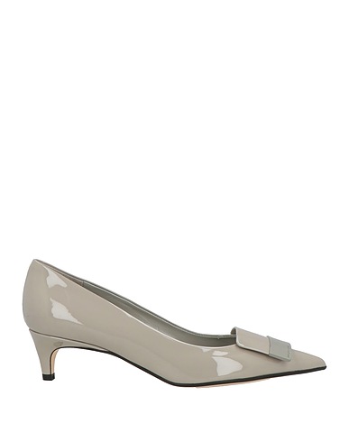 SERGIO ROSSI Court Grey Leather