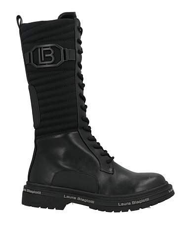 LAURA BIAGIOTTI Boots Black Textile fibers