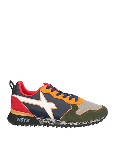 W6YZ Sneakers JUST SAY WIZZ Military green Leather, Textile fibres