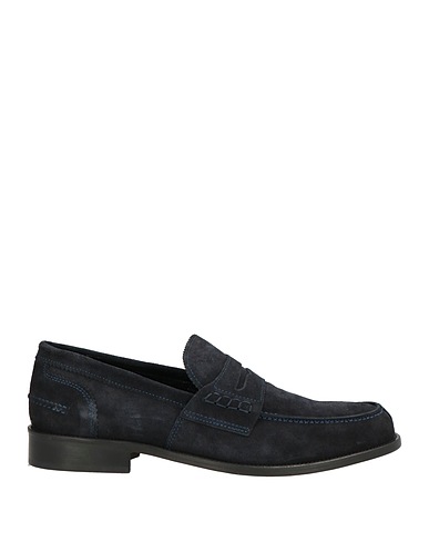 SAXONE Loafers Midnight blue Leather