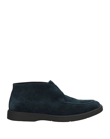 ALBERTO GUARDIANI Ankle boot Navy blue Leather