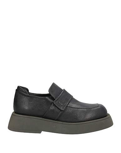ERNESTO DOLANI Loafers Black Leather