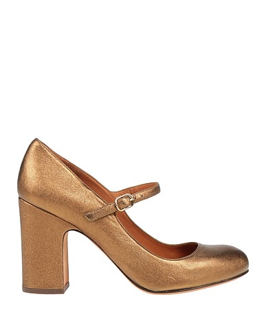 CHIE by CHIE MIHARA Court Gold Leather