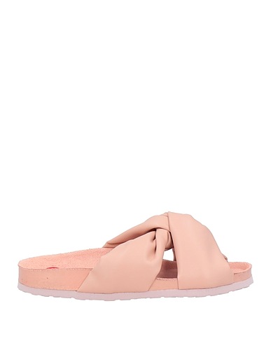 LOVE MOSCHINO Sandals Pink Textile fibers