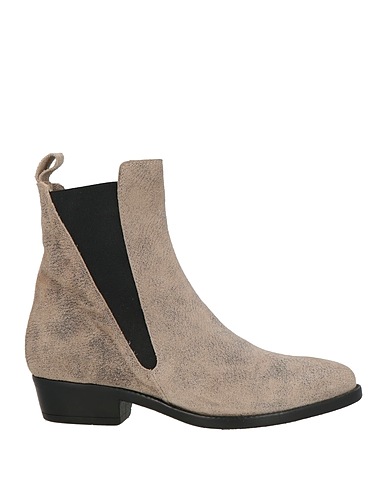 COLLECTION PRIVĒE? Ankle boot Light grey Leather