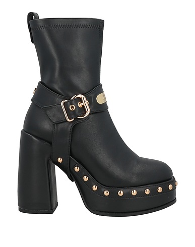CULT Stiefelette Schwarz Gewebefasern