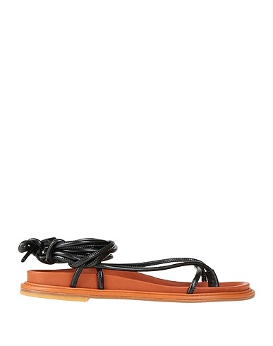 RAS Flip flops Black Leather