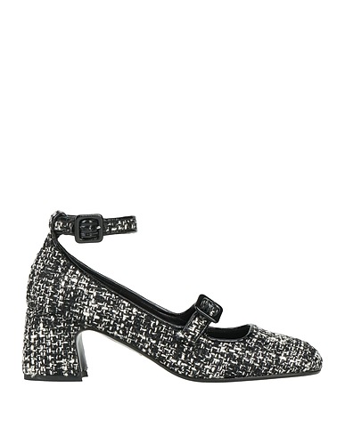 J.A.P. JOSE ANTONIO PEREIRA Pump Black Textile fibers