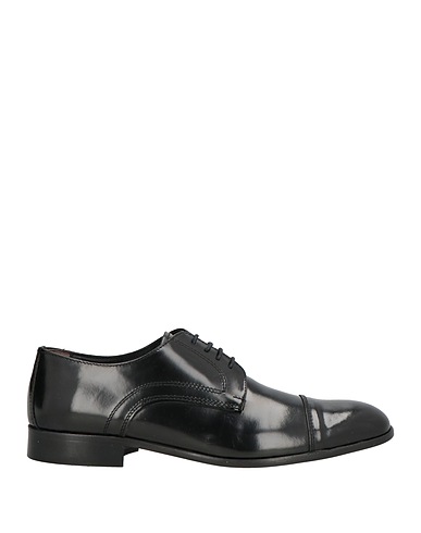 ALESSANDRO GILLES Laced shoes Black Leather