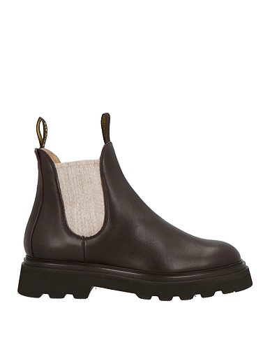 DOUCAL'S Ankle boot Chocolate brown Leather