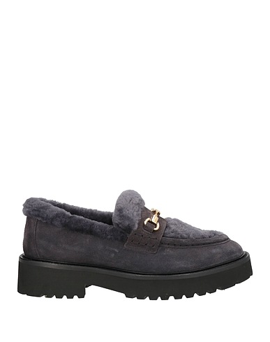 DOUCAL'S Loafers Charcoal 100% Calfskin