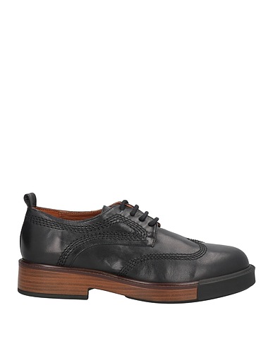 PONS QUINTANA Laced shoes Black Cowhide