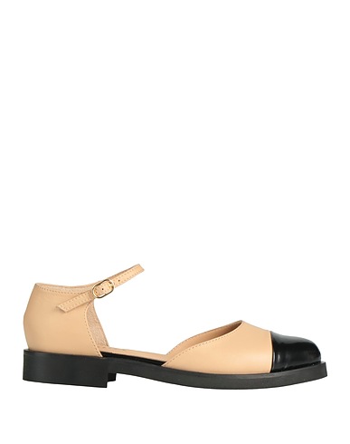 KARIDA Ballerines Beige Cuir