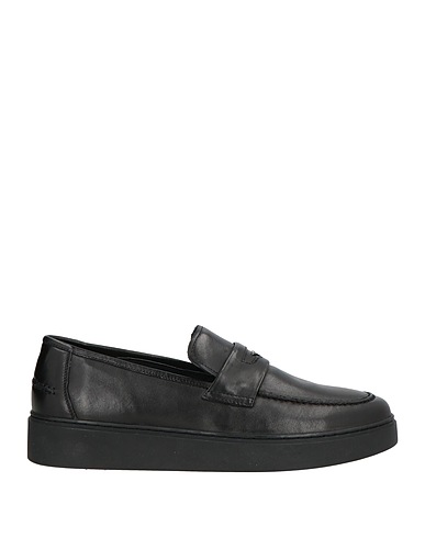 ALBERTO GUARDIANI Loafers Black Leather