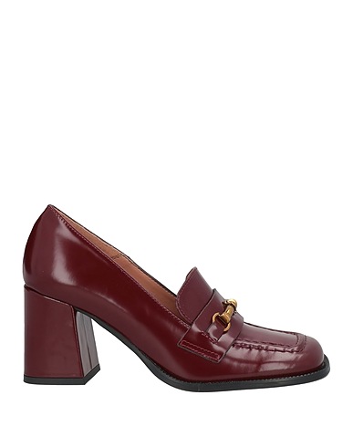 J.A.P. JOSE ANTONIO PEREIRA Loafers Burgundy Leather