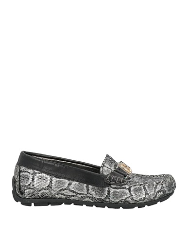 AIGNER Elegante Schuhe Silber Leder