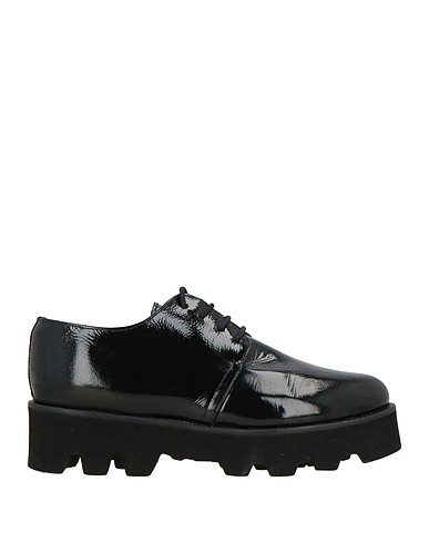 KARIDA Laced shoes Black Leather