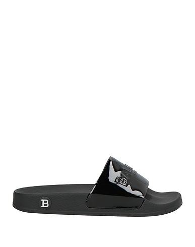 BALMAIN Sandals Black Calfskin