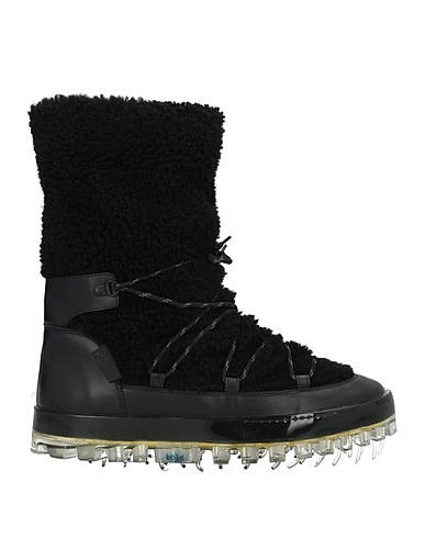 RBRSL RUBBER SOUL Ankle boot BOLD Black Leather, Shearling
