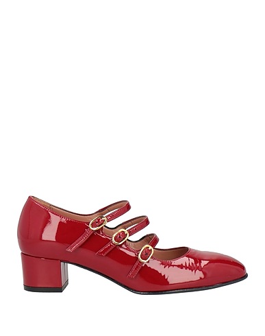 J.A.P. JOSE ANTONIO PEREIRA Décolleté Rosso Pelle