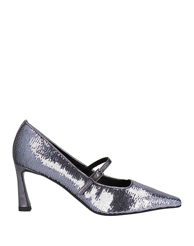 J.A.P. JOSE ANTONIO PEREIRA Pump Charcoal Textile fibers
