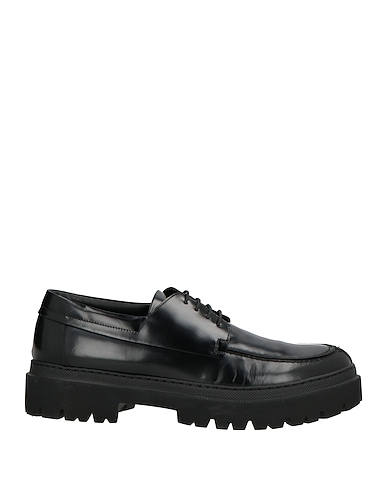 PANTANETTI Laced shoes Black Leather