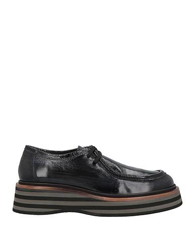 PONS QUINTANA Laced shoes Black Leather