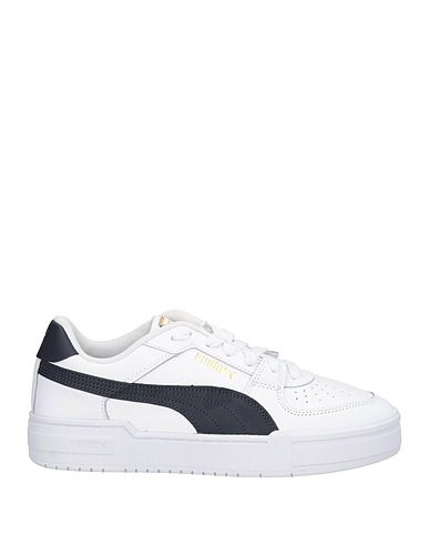 PUMA Sneakers White Cowhide, Synthetic fibers