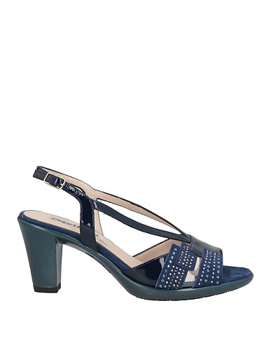 MELLUSO Sandals Blue Leather