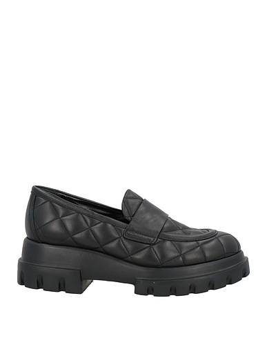 AGL Loafers Black Leather