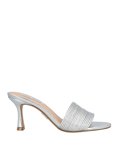 STEVE MADDEN Sandals Silver Other Fibres