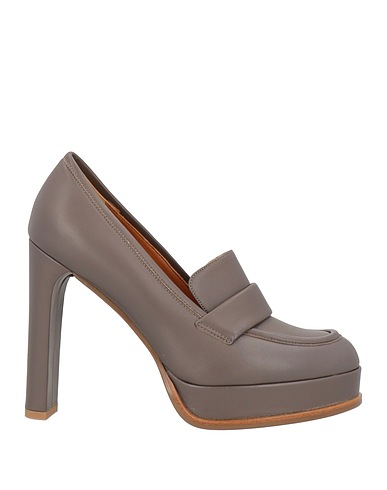 J.A.P. JOSE ANTONIO PEREIRA Loafers Taupe Leather