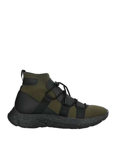 FESSURA Sneakers Verde militare Fibre tessili