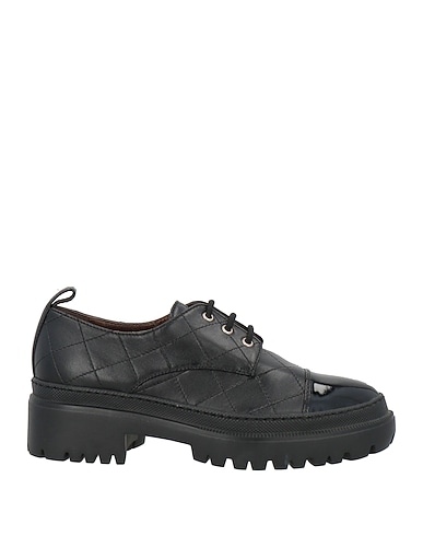 KARIDA Laced shoes Black Leather