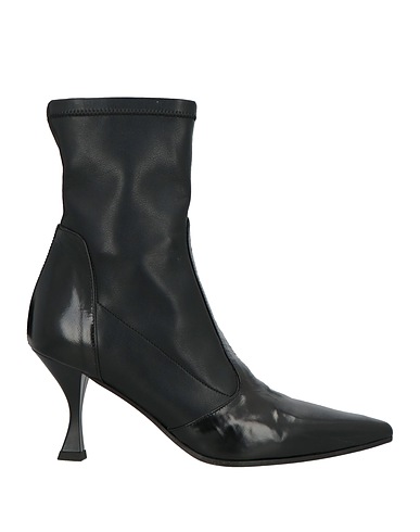 THE SELLER Stiefelette Schwarz Leder