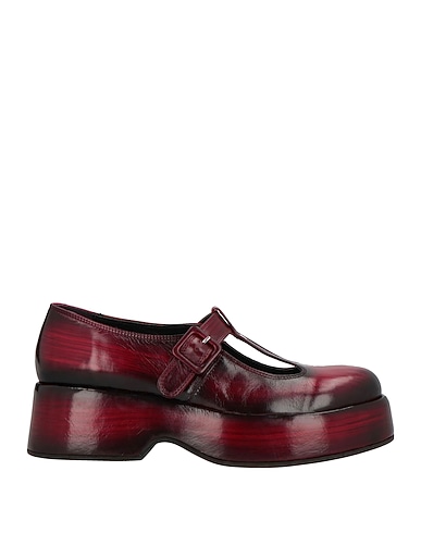 PONS QUINTANA Loafers Garnet Leather