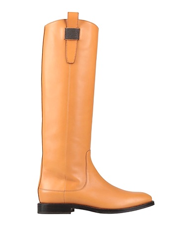 BRUNELLO CUCINELLI Boots Tan Leather, Brass