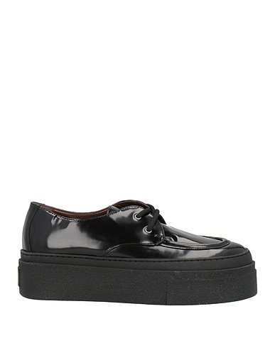 LA CABALA Laced shoes Black Leather