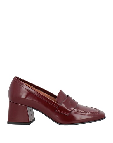 J.A.P. JOSE ANTONIO PEREIRA Loafers Burgundy Leather
