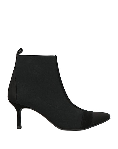KARIDA Bottine Noir Cuir, Fibres textiles