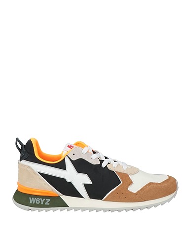W6YZ Sneakers Off white Leder, Gewebefasern