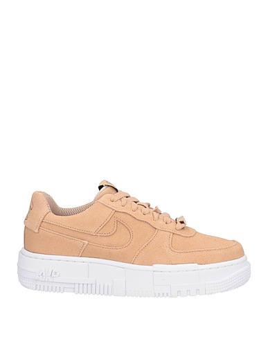 NIKE Sneakers Hellbraun Leder
