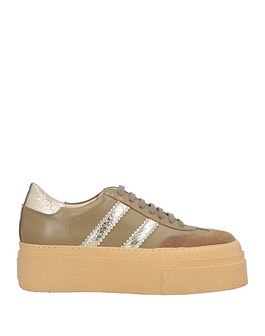 LA CABALA Sneakers Khaki Leather