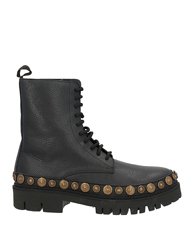MOSCHINO Stiefelette Schwarz Leder