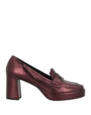 DEL CARLO Loafers Chocolate brown Leather