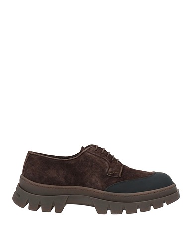 JEROLD WILTON Laced shoes Dark brown Leather