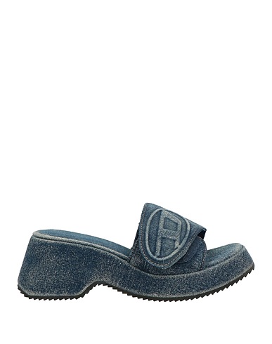 DIESEL Sandals Blue Textile fibers