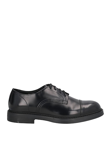 DOUCAL'S Laced shoes Black Leather